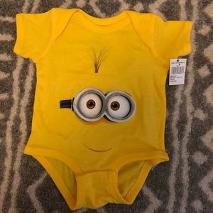 Despicable Me Minion Big Face Infant Bodysuit 6m
